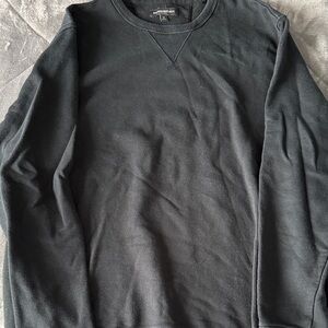Banana Republic Men's Black Crewneck Sweater